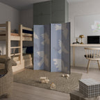 SLOWLY FLOAT Dekorativer Paravent - 4-teilig