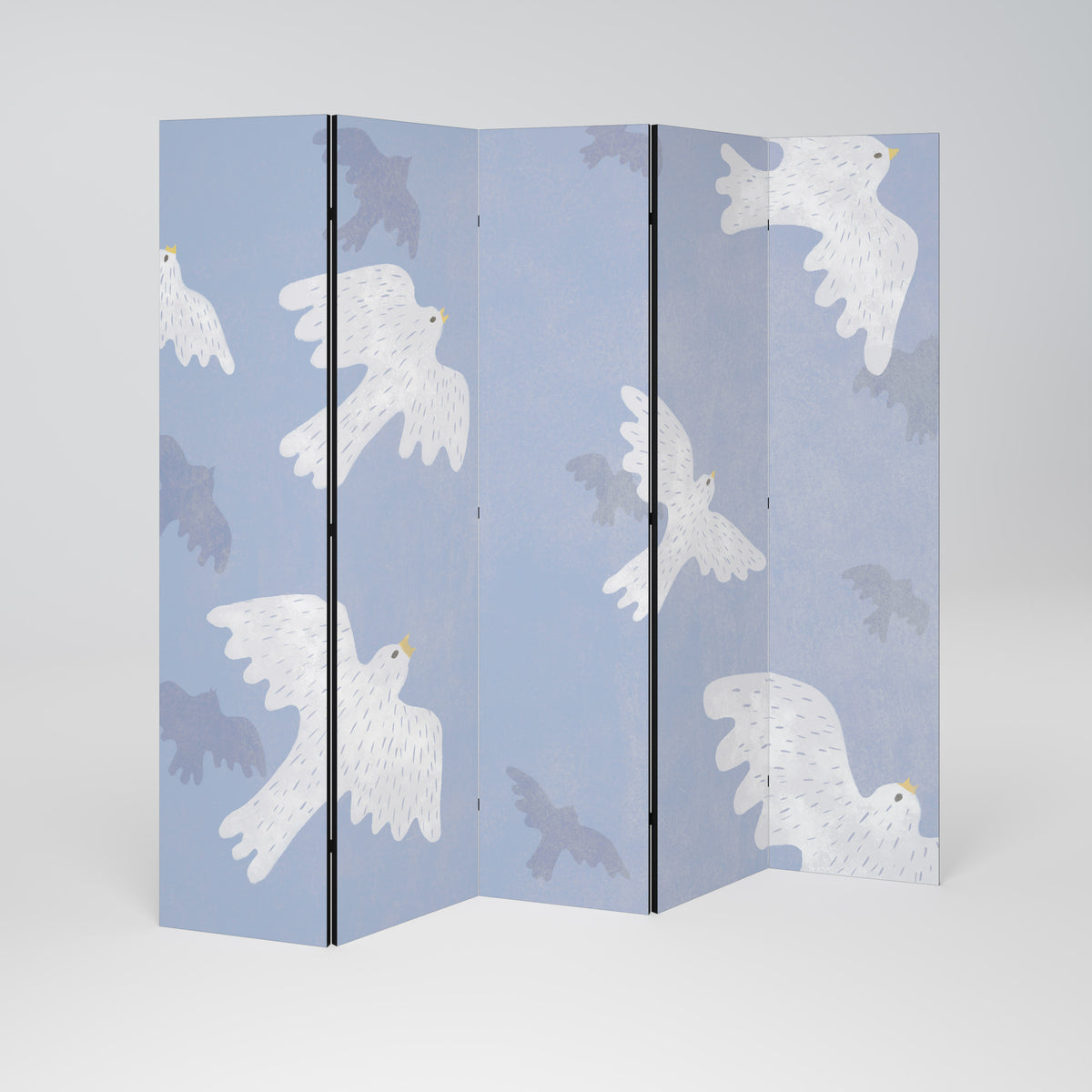 SLOWLY FLOAT 5-teiliger Paravent