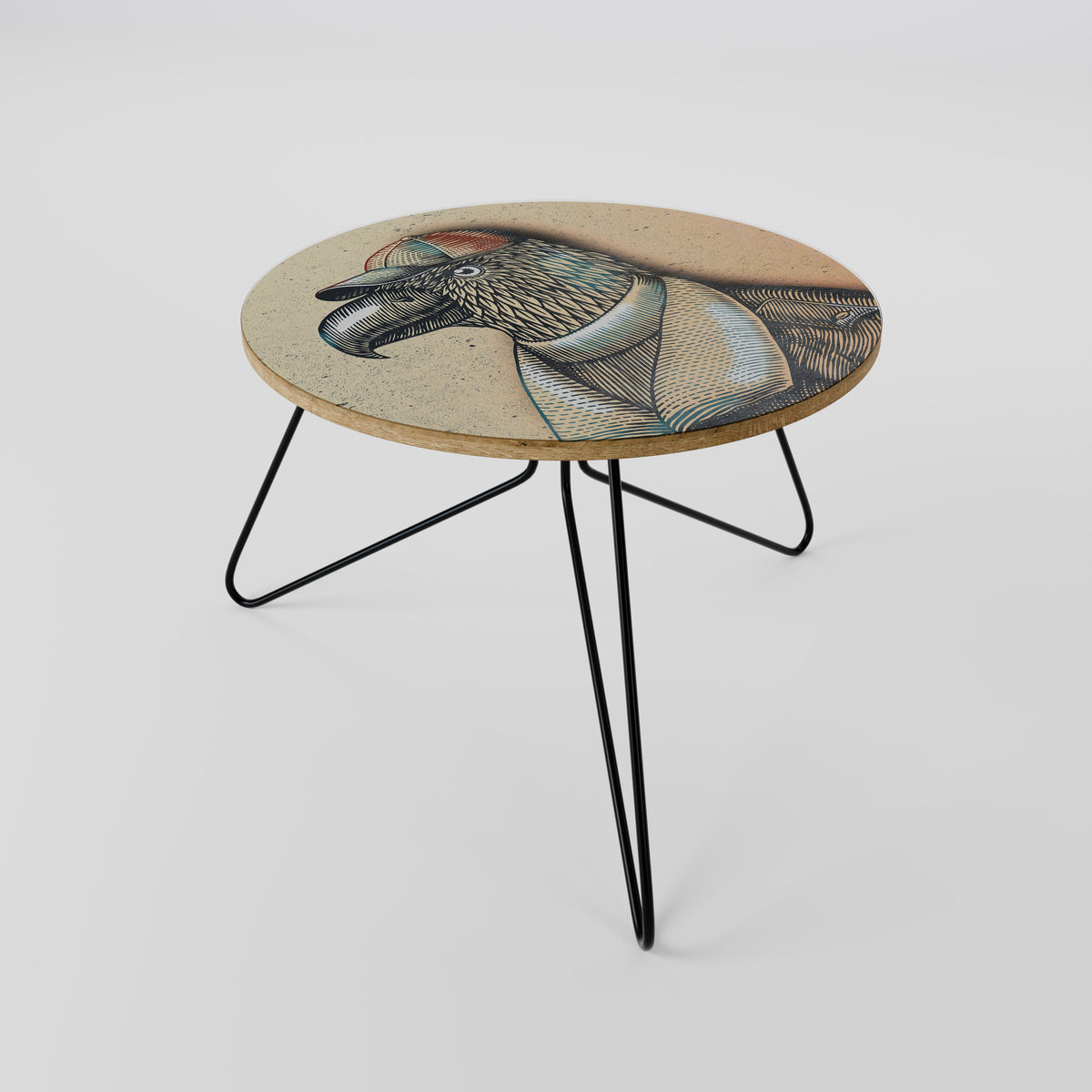 FEATHERED FASHIONISTA Couchtisch