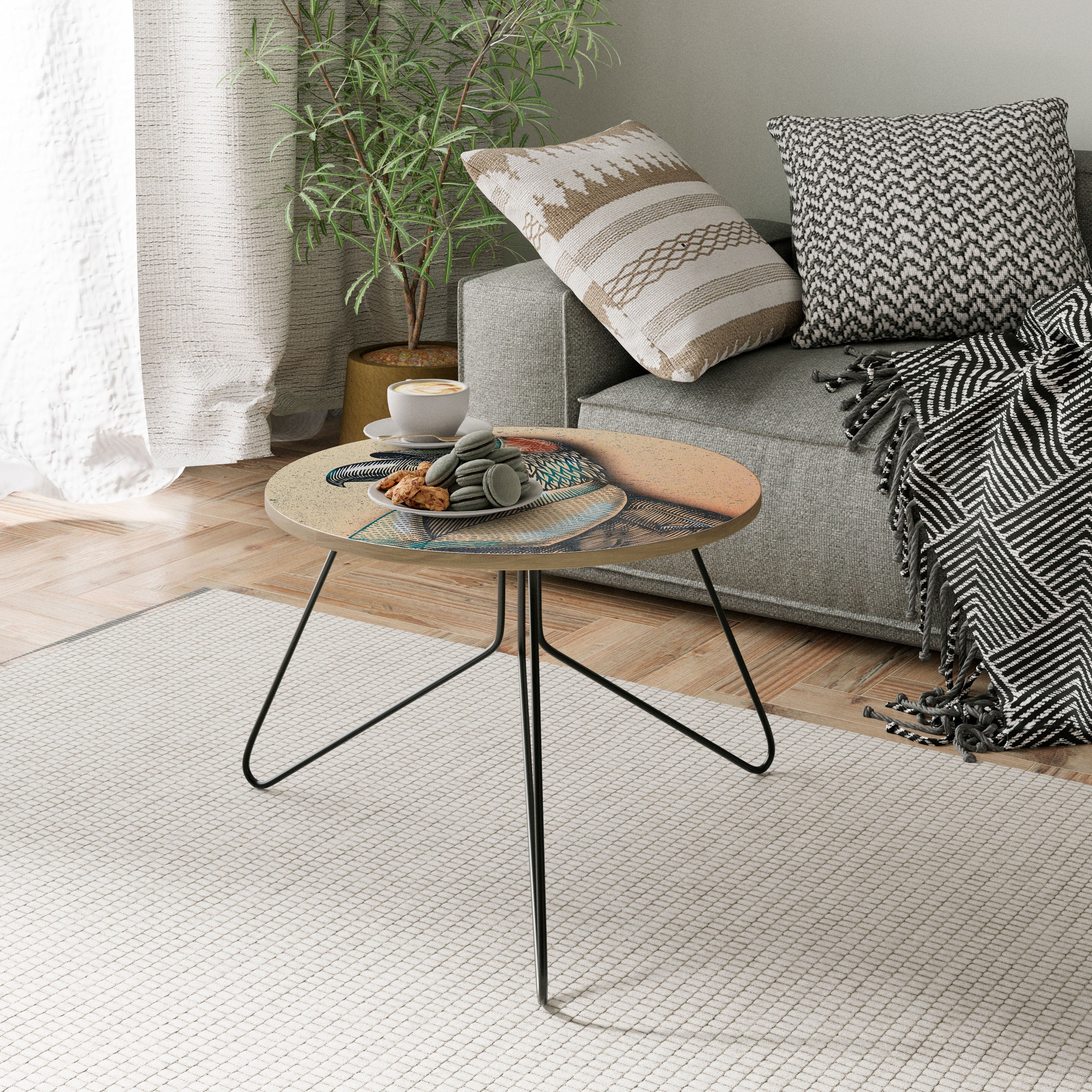FEATHERED FASHIONISTA Couchtisch 60
