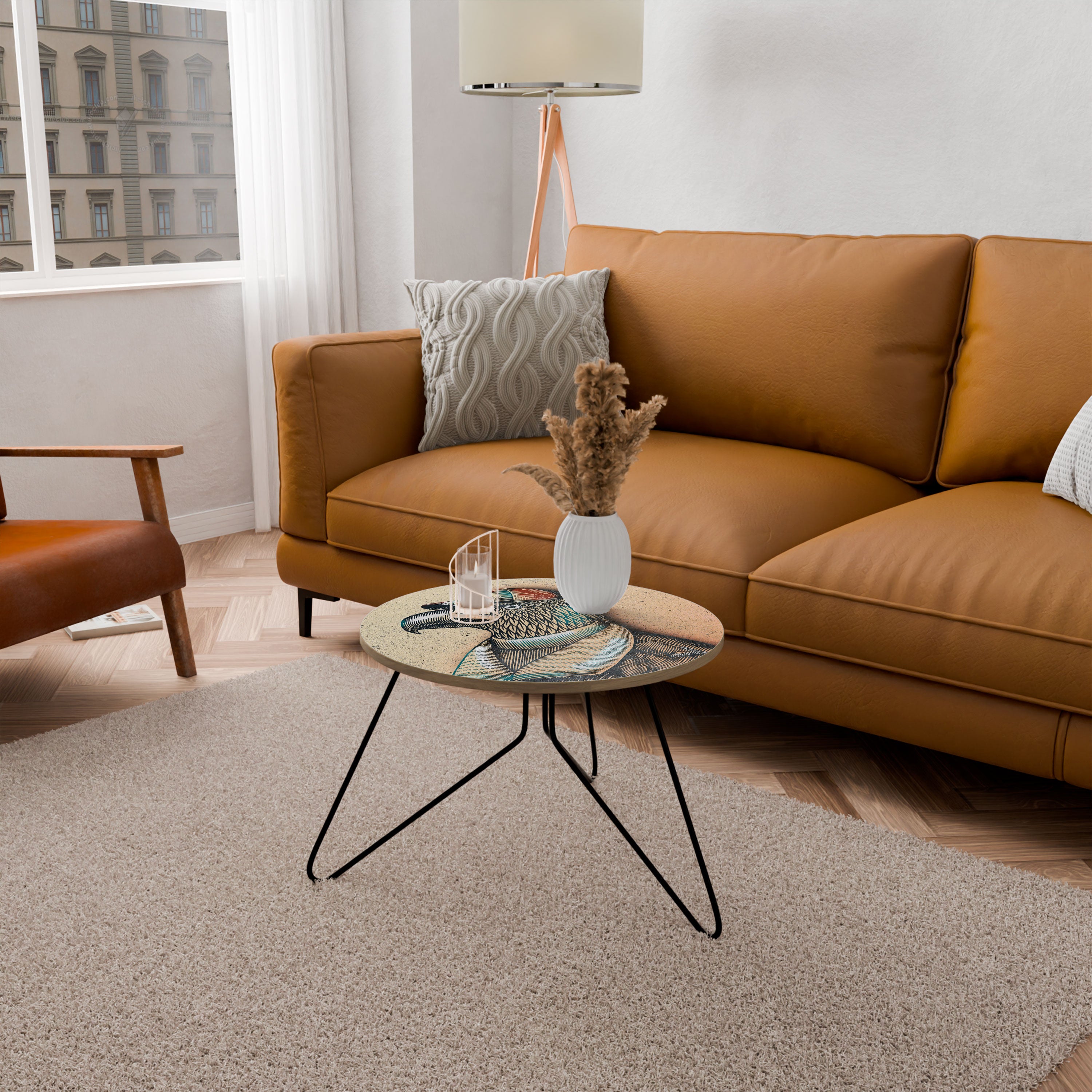 FEATHERED FASHIONISTA Coffee Table