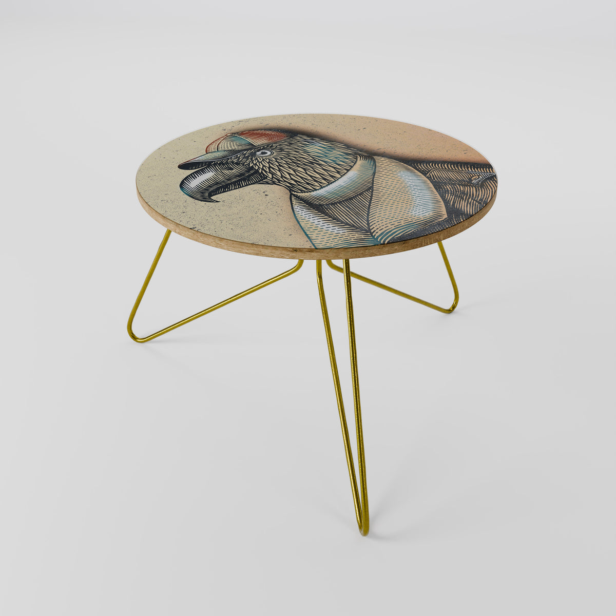 FEATHERED FASHIONISTA Couchtisch