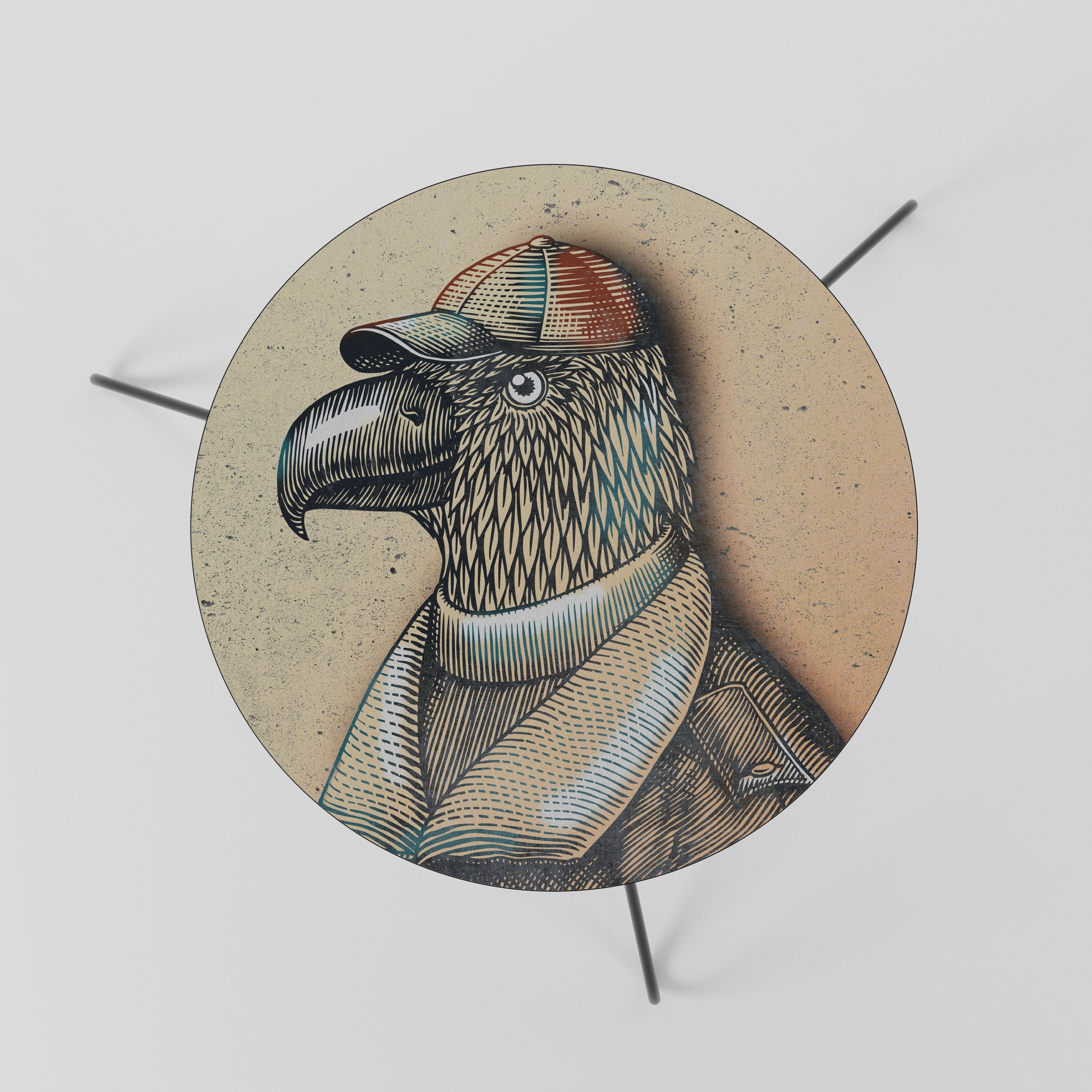 FEATHERED FASHIONISTA Couchtisch 60