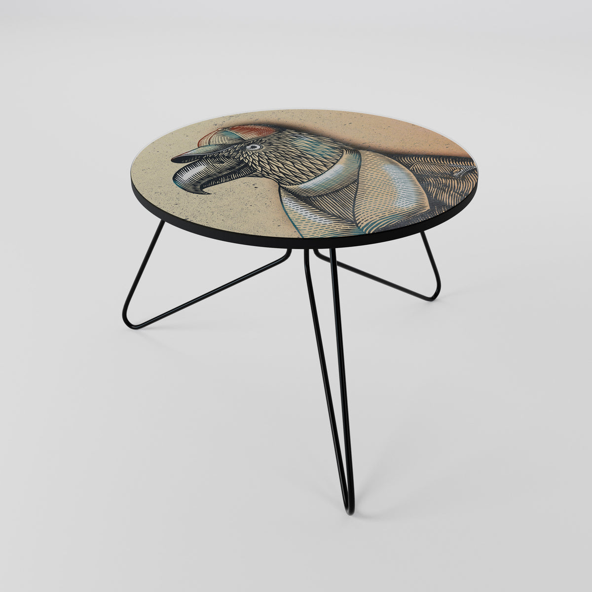 FEATHERED FASHIONISTA Couchtisch