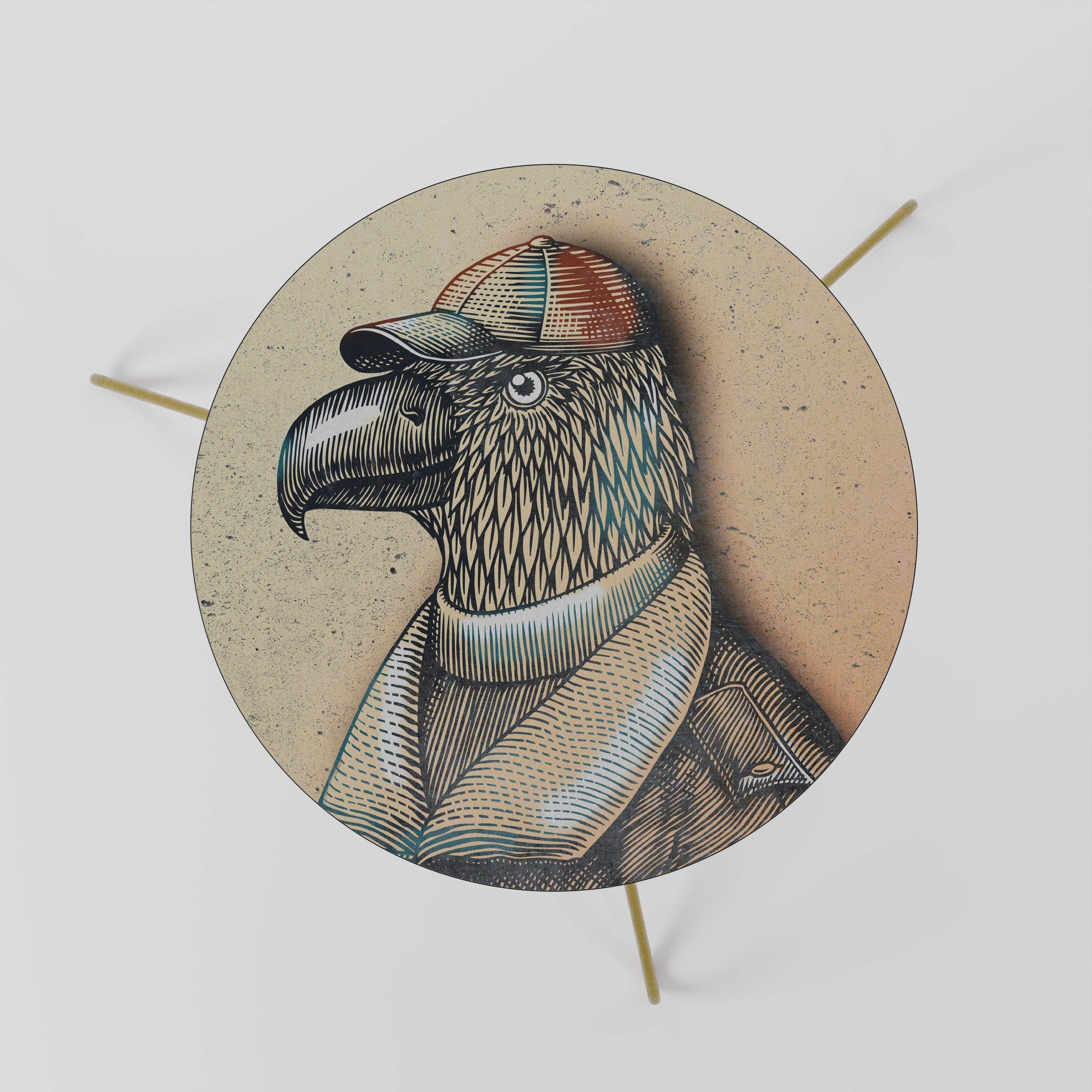 FEATHERED FASHIONISTA Couchtisch 60