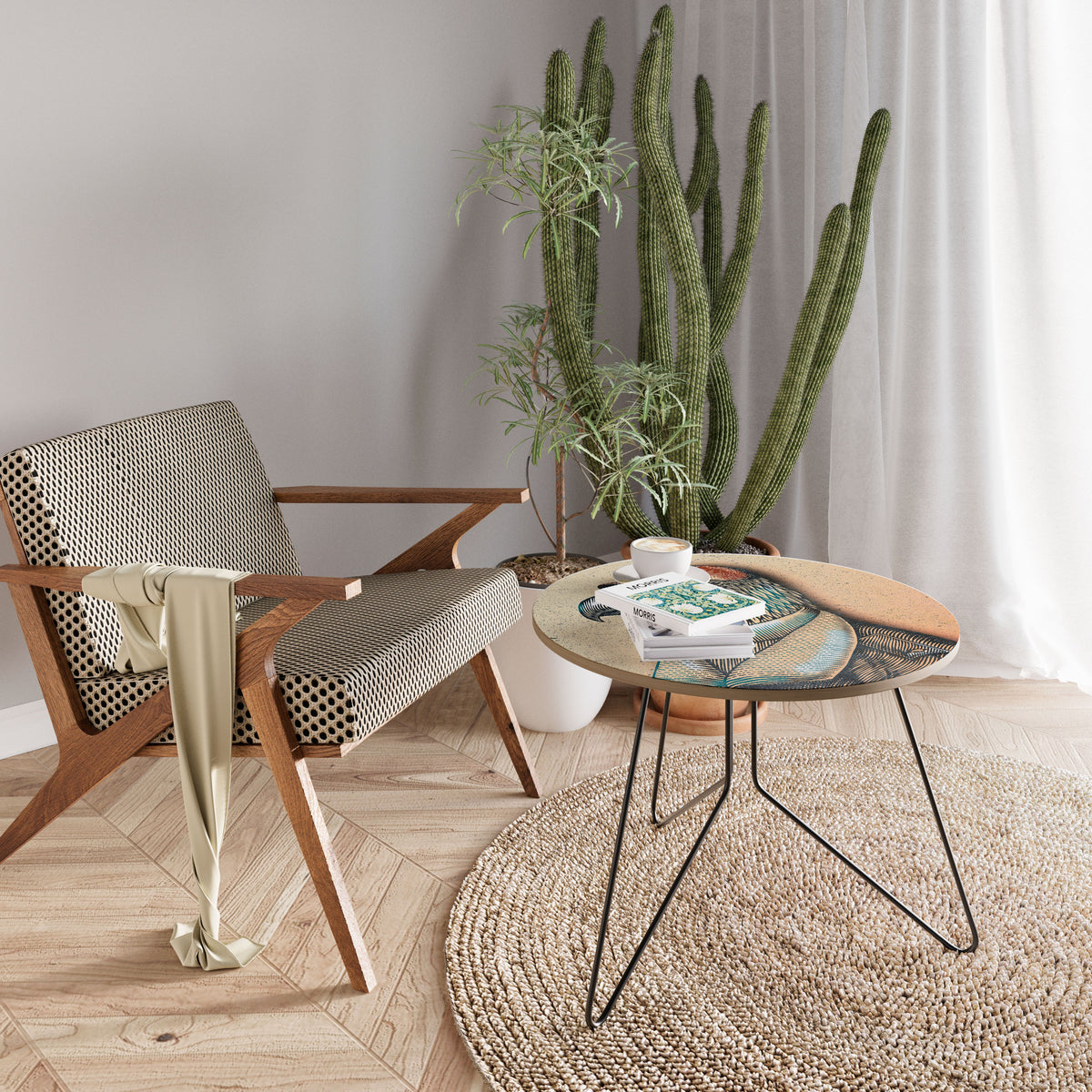 FEATHERED FASHIONISTA Couchtisch