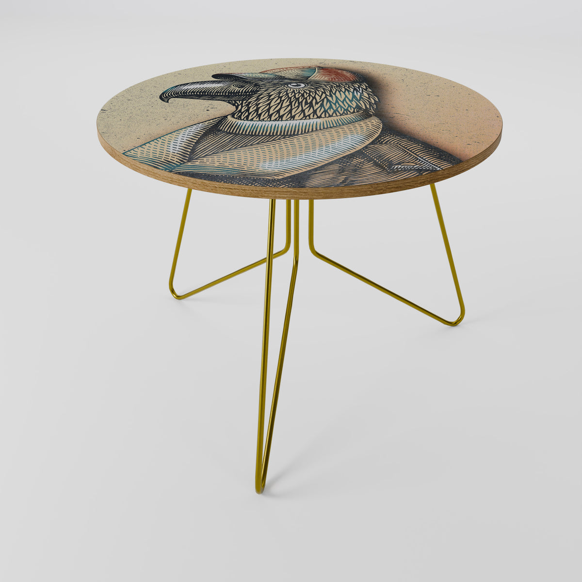 FEATHERED FASHIONISTA Couchtisch
