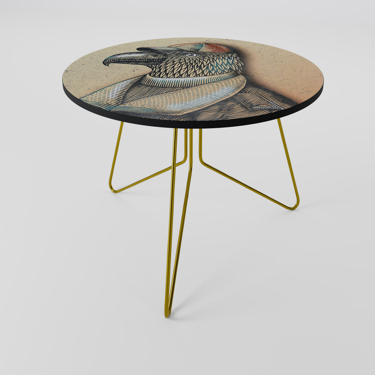 FEATHERED FASHIONISTA Couchtisch