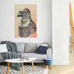 FEATHERED FASHIONISTA Peel and Stick Vertical Poster