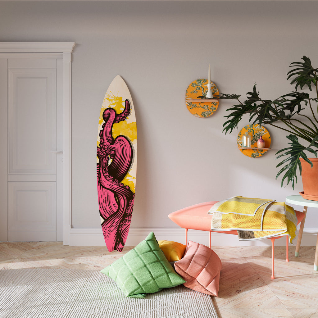 TENTACKLES DANCE Deko-Surfboard
