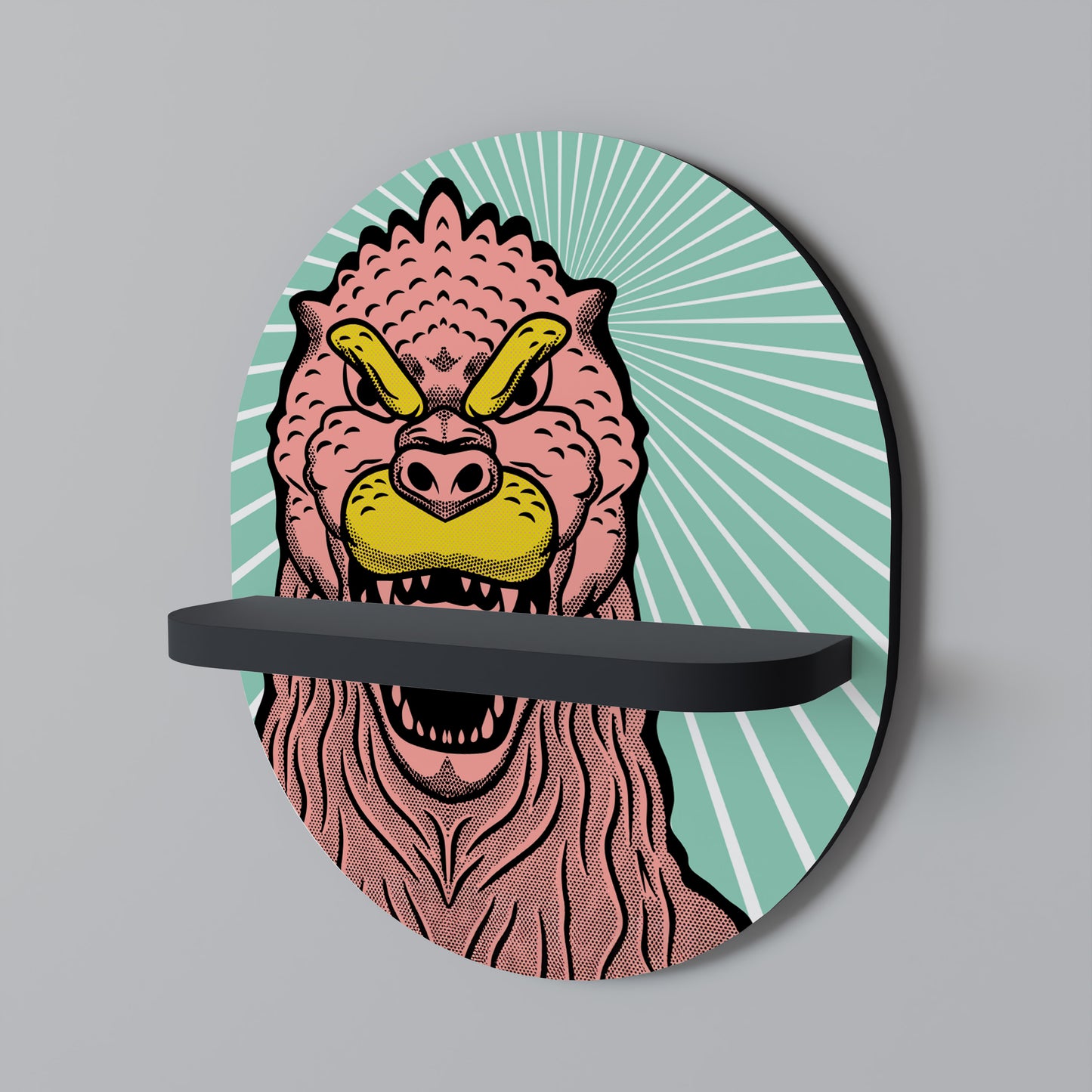 GODZILLA WELCOME Dekoratives Wandregal