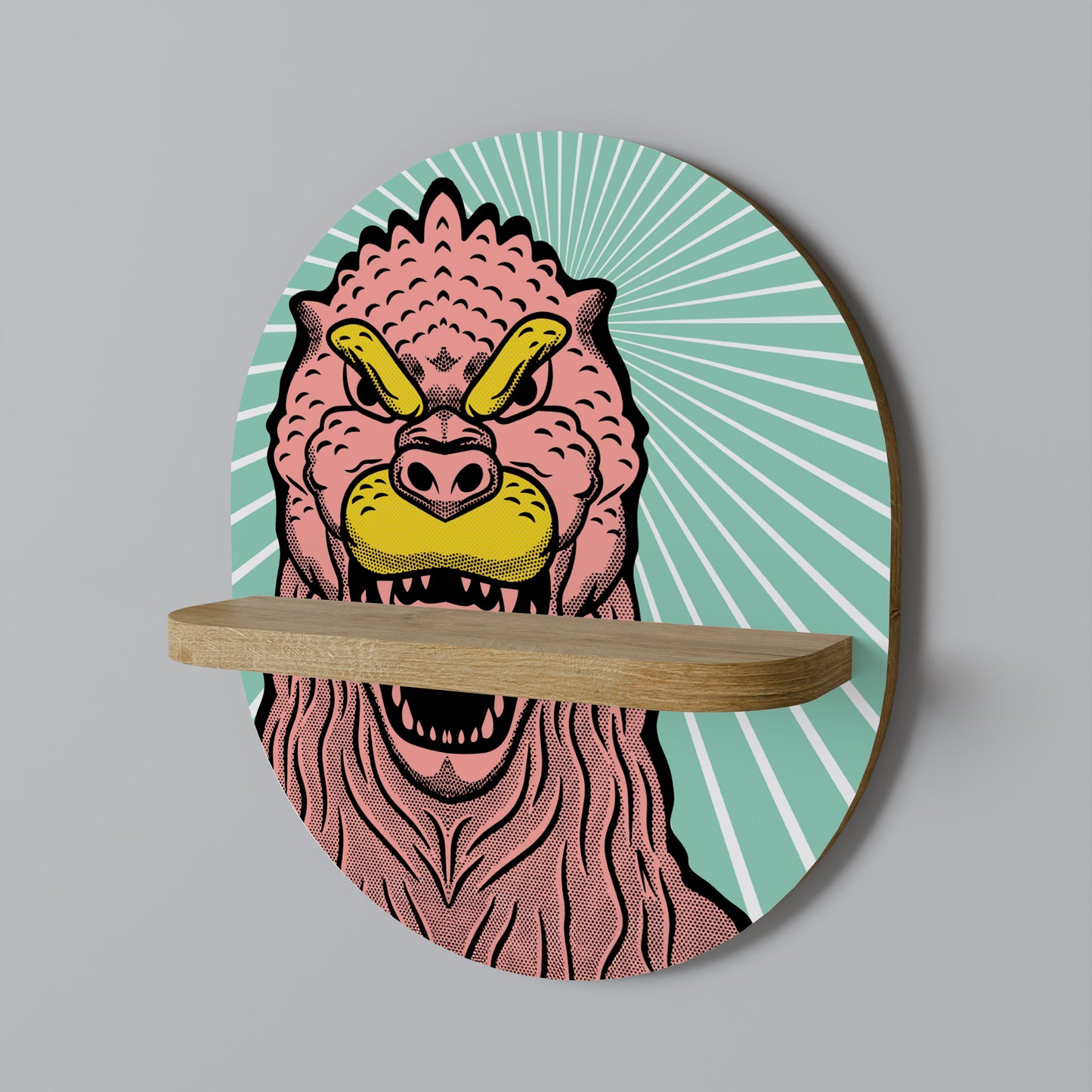 GODZILLA WELCOME Dekoratives Wandregal