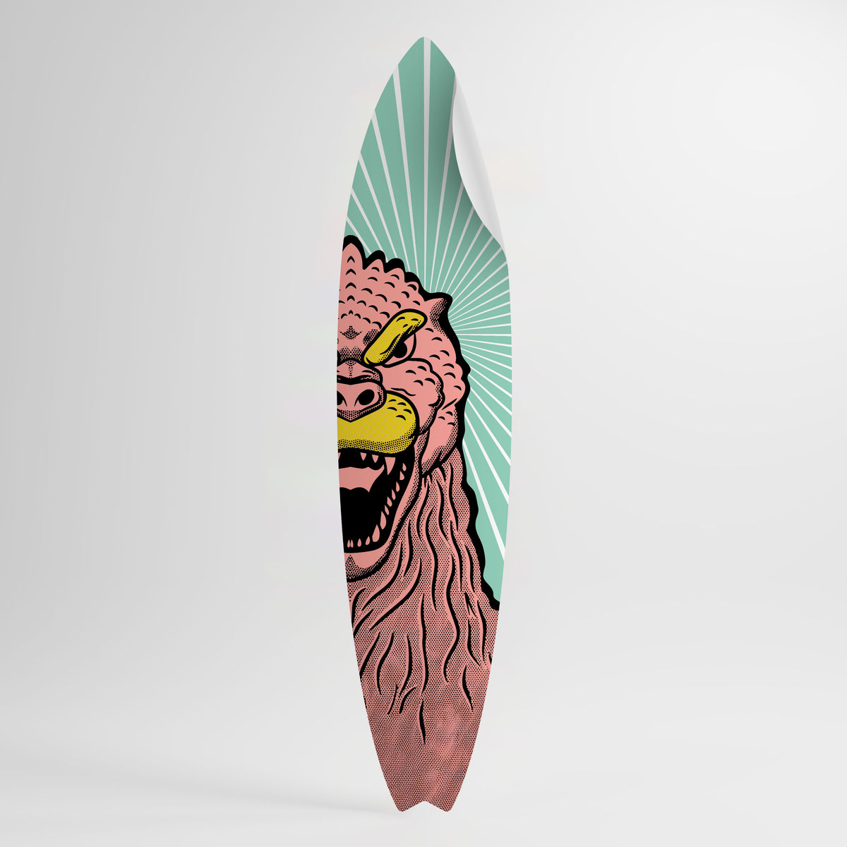 GODZILLA WELCOME Surfboard-Wandsticker