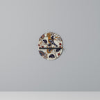 EMINENT HOOPOE Ovales Kunstregal in Schwarz