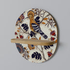 EMINENT HOOPOE Oval Art Shelf In Oak Effect