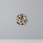 EMINENT HOOPOE Oval Art Shelf In Oak Effect