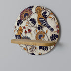 EMINENT HOOPOE Round Art Shelf In Oak Effect