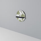 SEEDLING SONGBIRD Ovales Kunstregal in Schwarz