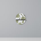 SEEDLING SONGBIRD Ovales Kunstregal in Schwarz