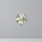 SEEDLING SONGBIRD Oval Art Shelf In Oak Effect