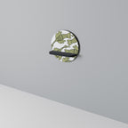 SEEDLING SONGBIRD Rundes Kunstregal in Schwarz