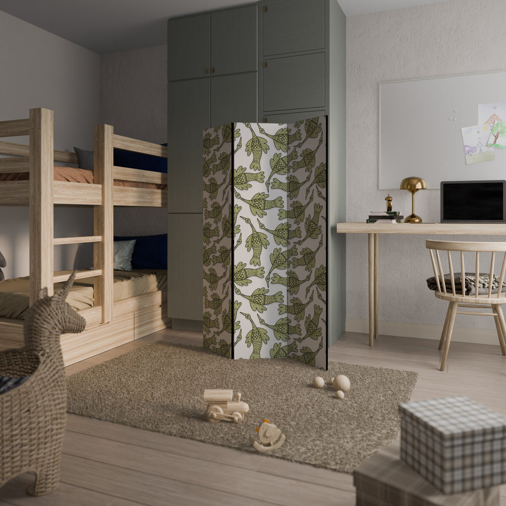 SEEDLING SONGBIRD Dekorativer 3-teiliger Raumteiler