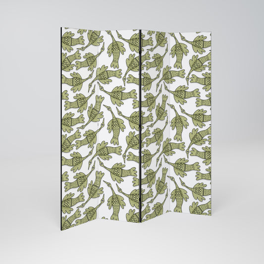 SEEDLING SONGBIRD 4-teiliger Paravent
