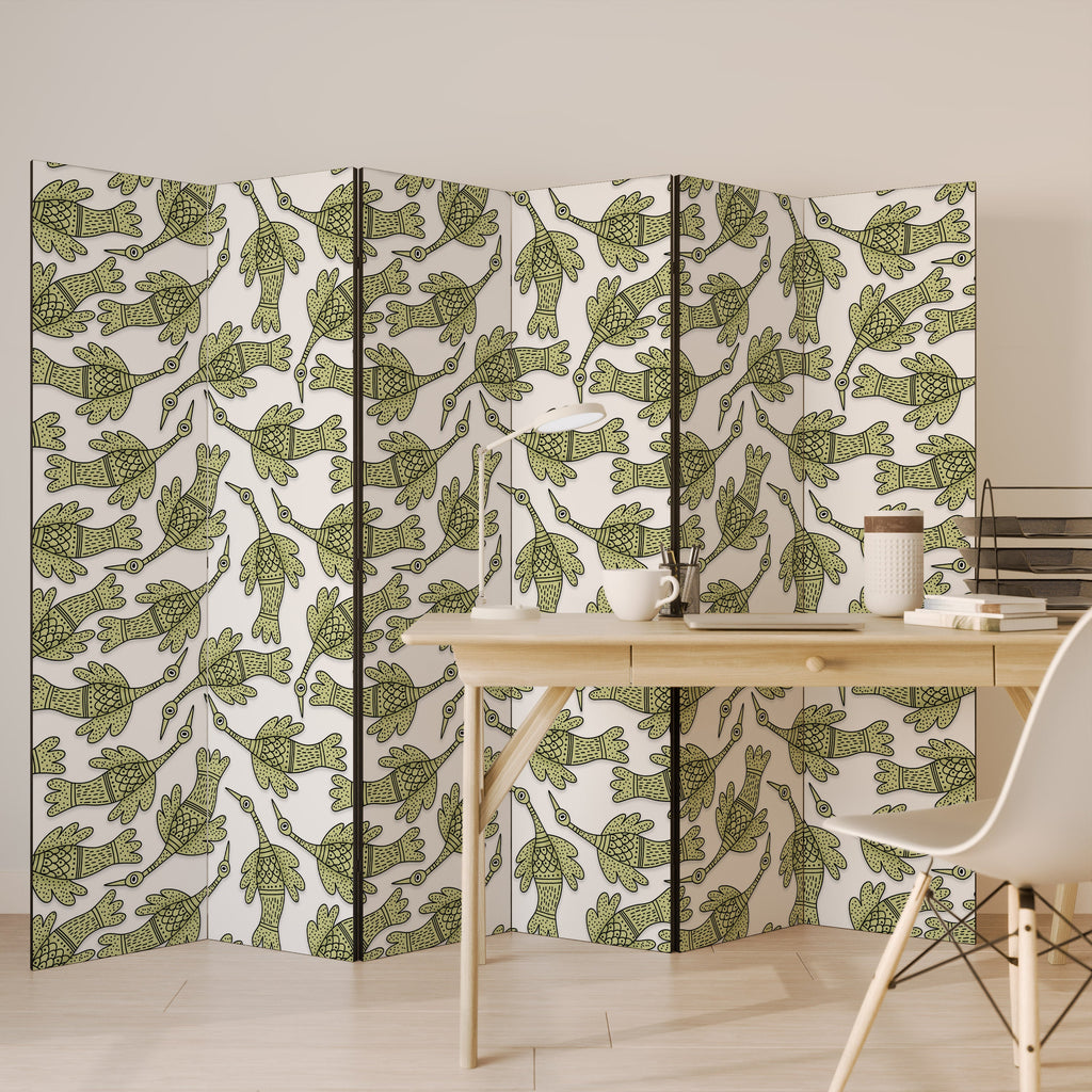 SEEDLING SONGBIRD Dekorativer 6-teiliger Raumteiler