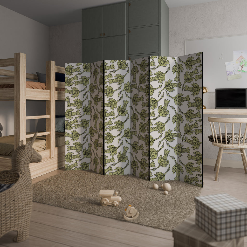 SEEDLING SONGBIRD Dekorativer 6-teiliger Raumteiler