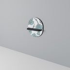 WATERSPOUT SONGIBIRD Ovales Kunstregal in Schwarz