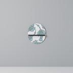 WATERSPOUT SONGIBIRD Ovales Kunstregal in Schwarz