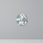 WATERSPOUT SONGIBIRD Ovales Kunstregal in Eiche-Optik