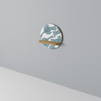 WATERSPOUT SONGIBIRD Rundes Kunstregal in Eiche-Optik