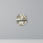 ALMONDINE SONGBIRD Oval Art Shelf In Black Finish