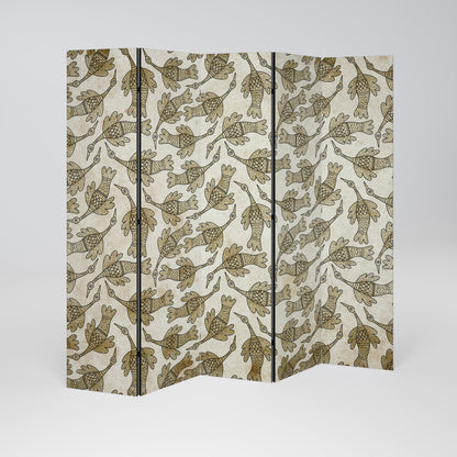 ALMONDINE SONGBIRD 5-Panel Room Divider