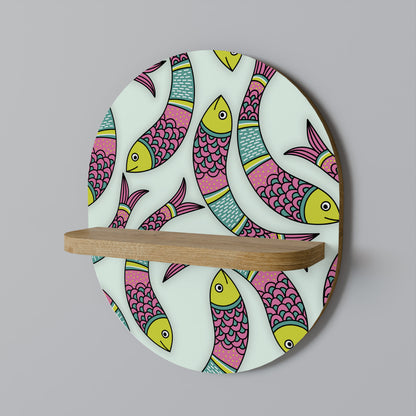 INDIAN FISH Dekoratives Wandregal