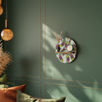 INDIAN FISH Ovales Kunstregal in Eiche-Optik