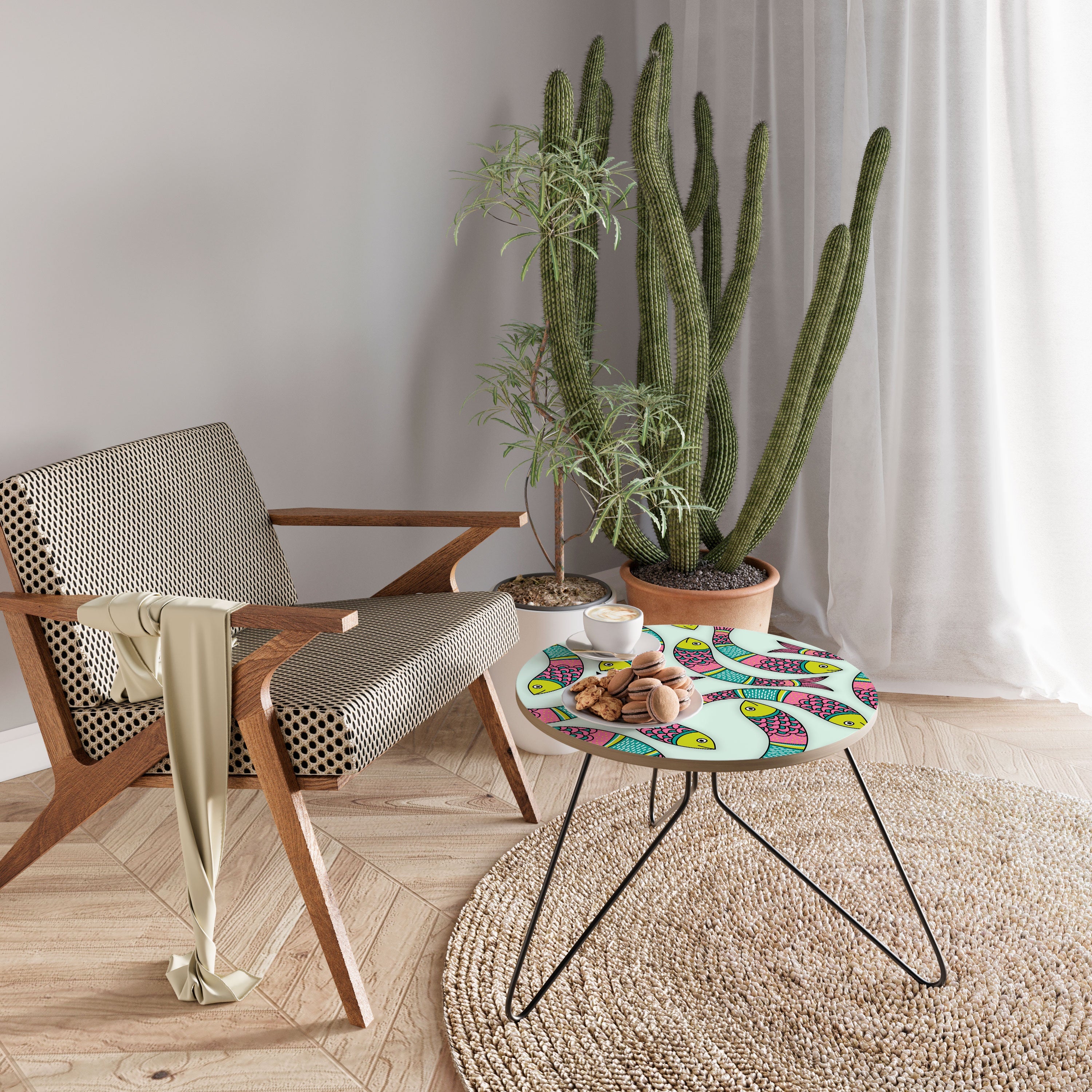 INDIAN FISH Couchtisch 60