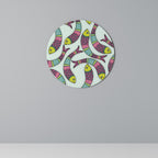 INDIAN FISH Runde Wanddekoration Ø 69 cm