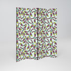 INDIAN FISH Dekorativer Paravent - 4-teilig