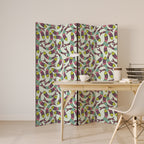 INDIAN FISH Dekorativer Paravent - 4-teilig