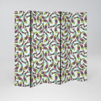 INDIAN FISH Dekorativer Paravent - 5-teilig