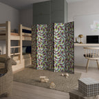 INDIAN FISH Dekorativer Paravent - 5-teilig