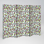 INDIAN FISH Dekorativer Paravent - 6-teilig