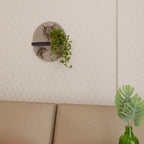 STEAMPUNK TRIO Ovales Kunstregal in Schwarz