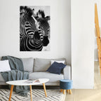 STRIPED SYMPHONY Peel and Stick Vertical Poster