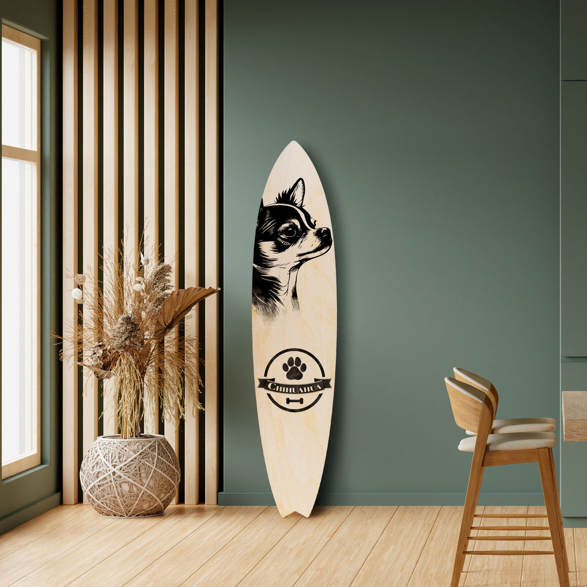 CHIHUAHUA DOG Surfboard Decorative Panel