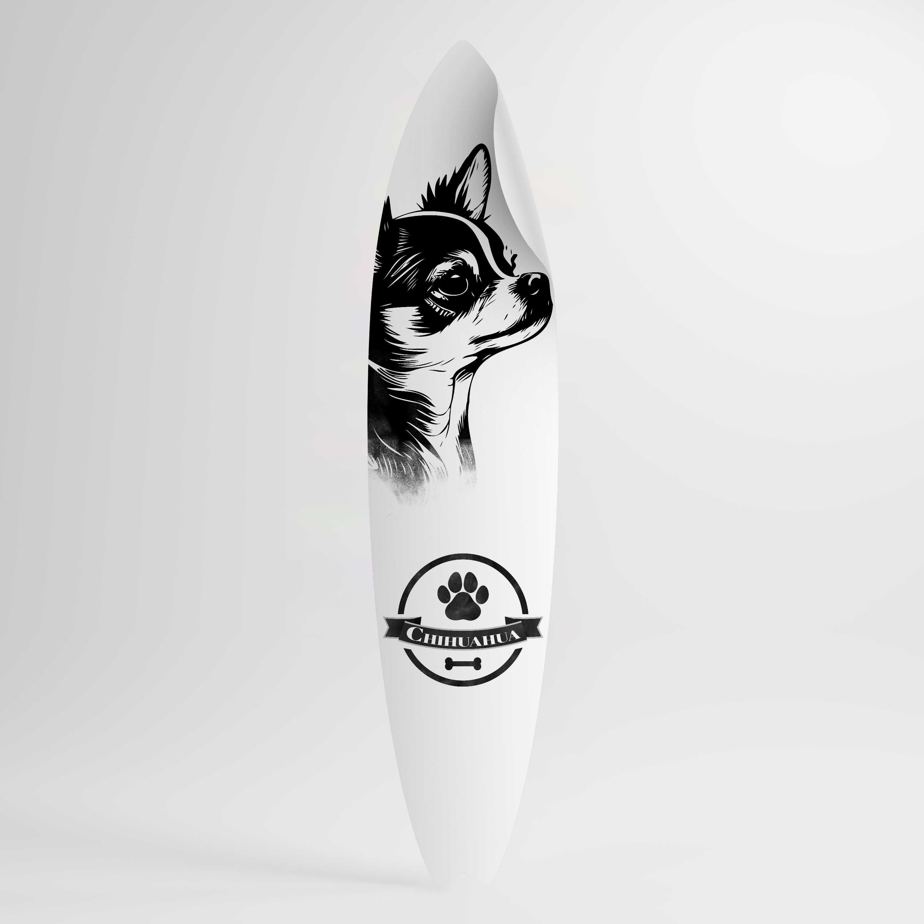 CHIHUAHUA DOG Surfboard-Wandsticker