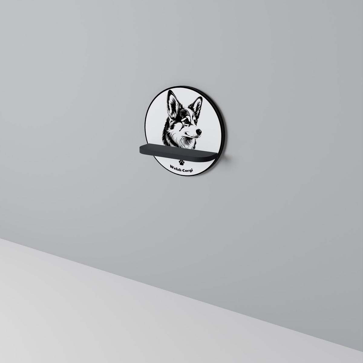 WELSH CORGI PEMBROKE Art Shelf