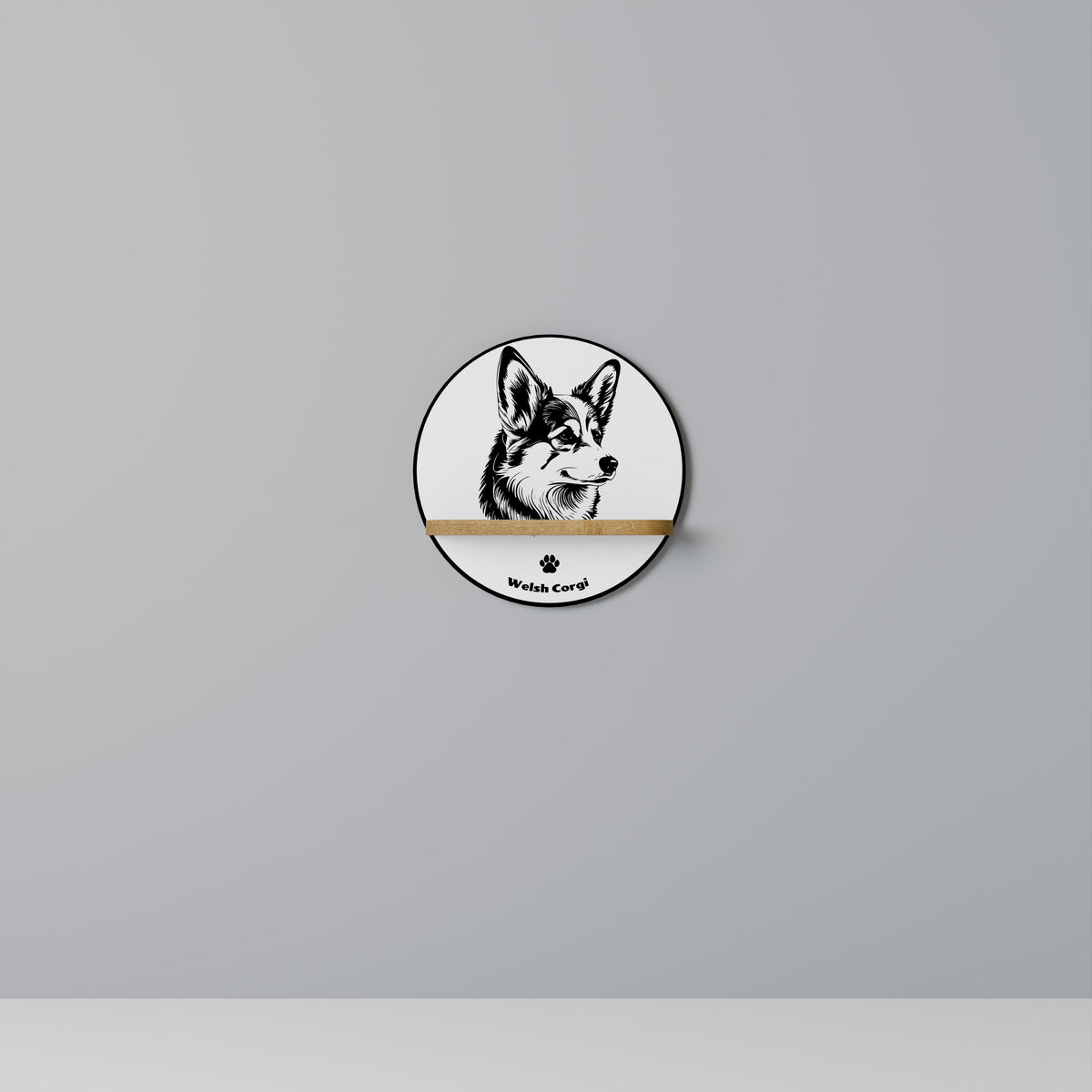 WELSH CORGI PEMBROKE Art Shelf